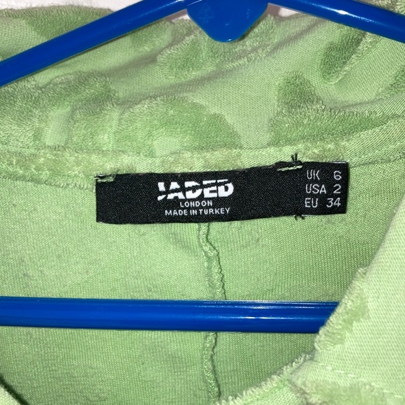 Jaded London Green Towel Playsuit Jumpsuit - Picture 2 of 4